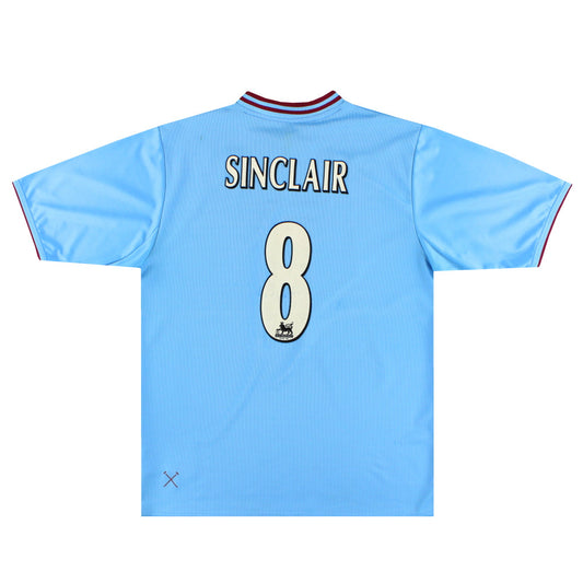 2001-03 West Ham Fila Away Shirt Sinclair #8 L