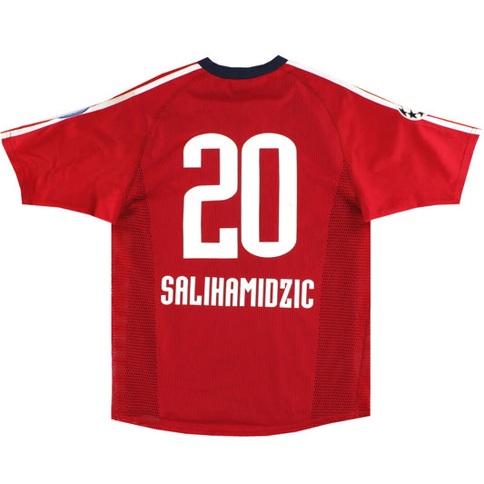 2002-03 Bayern Munich adidas Player Issue CL Home Shirt Salihamidzic #20 S