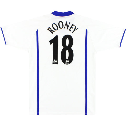 2002-03 Everton Puma Away Shirt Rooney #18 L