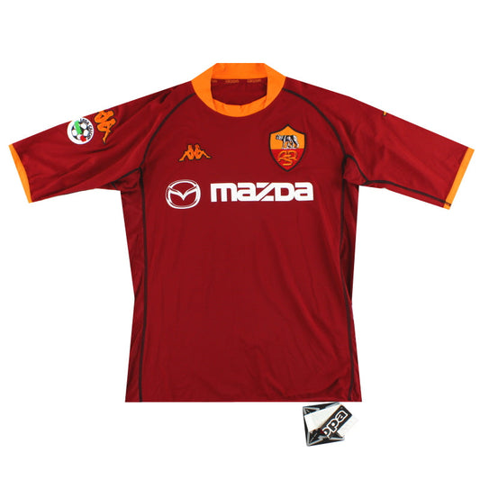 2002-03 Roma Kappa Kombat Home Shirt Totti *w/tags* XXXL