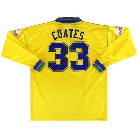 2002-03 Woking Match Issue Away Shirt Coates #33 L/S XL