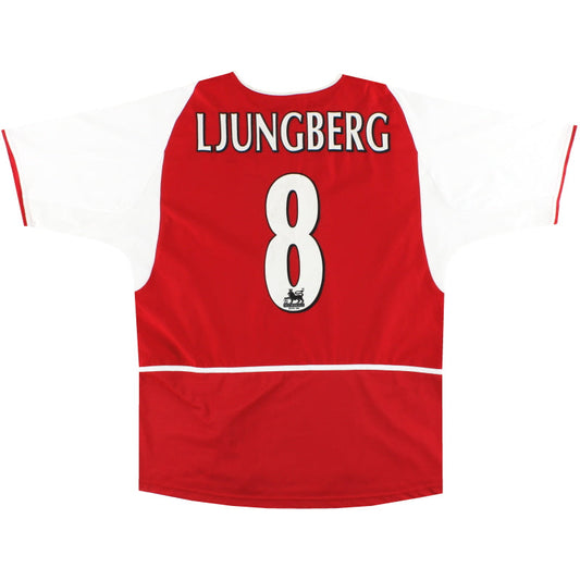 2002-04 Arsenal Nike Home Shirt Ljungberg #8 XL