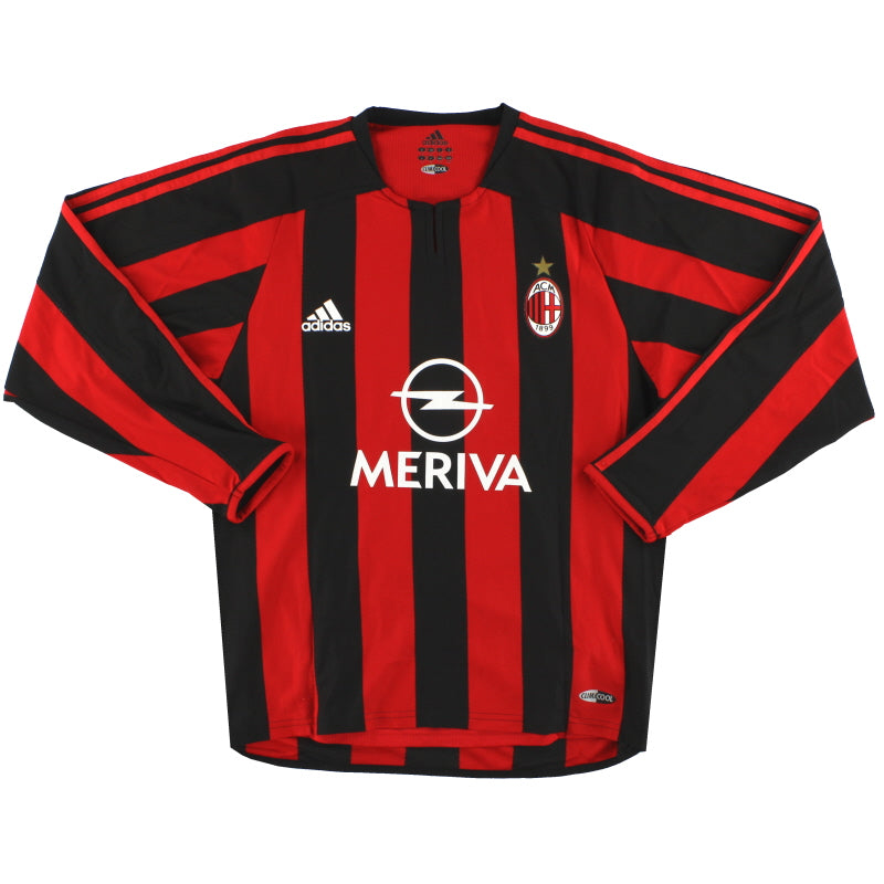 2003-04 AC Milan adidas Player Issue Home Shirt #8 L/S *As New* M