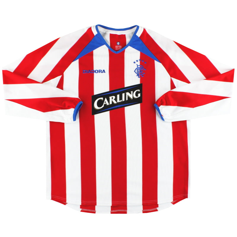 2003-04 Rangers Diadora Away Shirt L/S *Mint* XL