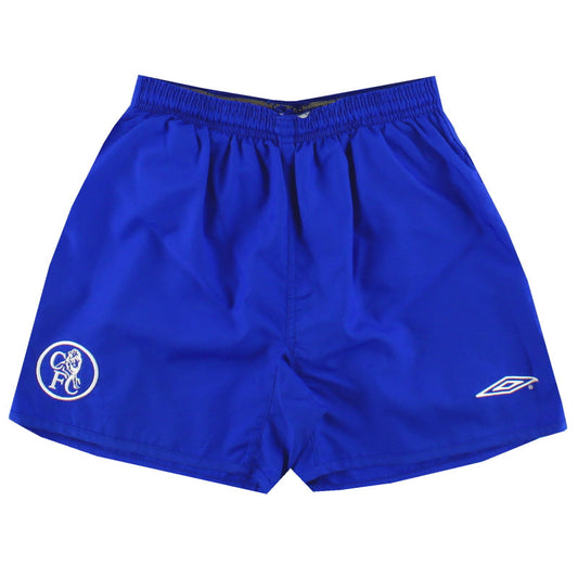 2003-05 Chelsea Umbro Home Shorts L.Boys