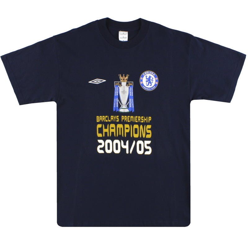 2004-05 Chelsea Umbro Champions T-Shirt XL