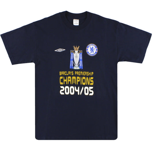 2004-05 Chelsea Umbro Champions T-Shirt XL
