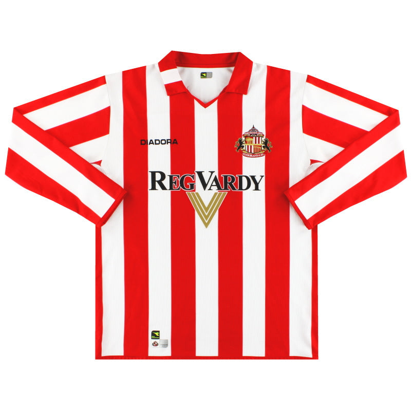 2004-05 Sunderland Diadora Home Shirt L/S XXL