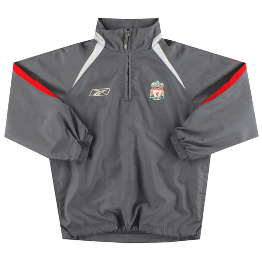 2004-06 Liverpool Reebok Hooded Rain Jacket M.Boys