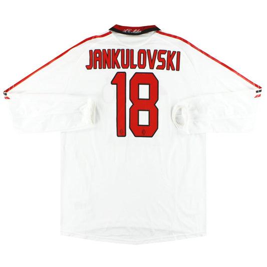 2005-06 AC Milan adidas 'Formotion' Away Shirt Jankulovski #18 L/S XL