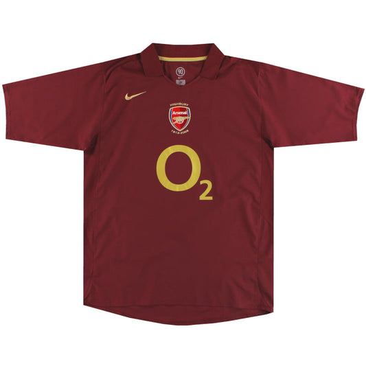 2005-06 Arsenal Nike Commemorative Highbury Home Shirt *Mint* L