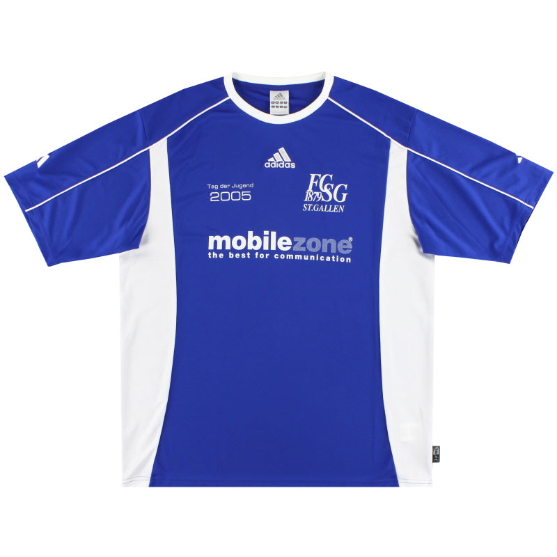 2005-06 St Gallen adidas Training Shirt M
