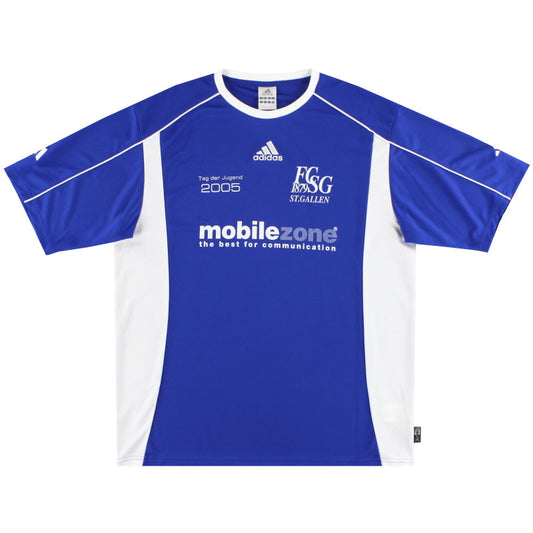 2005-06 St Gallen adidas Training Shirt M