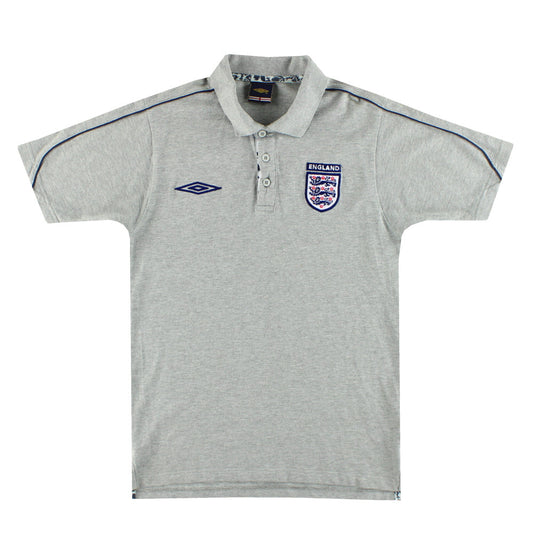 2005-06 England Umbro Polo Shirt M