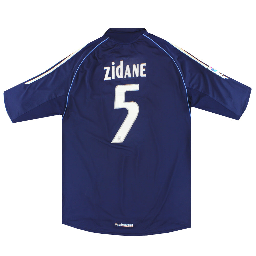 2005-06 Real Madrid adidas Away Shirt Zidane #5 XL