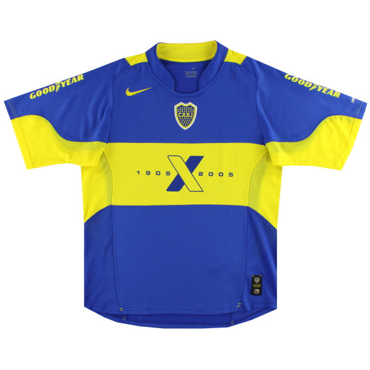 2005 Boca Juniors Nike Centenary Home Shirt #10 *As New* L