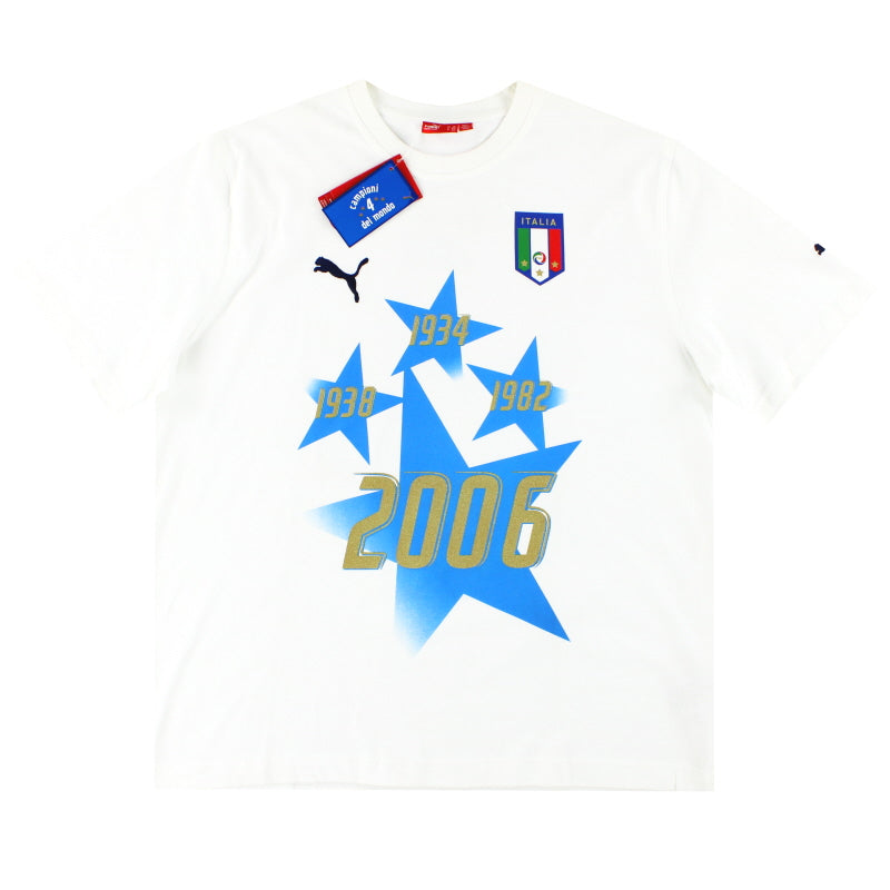 2006-07 Italy Puma 'Campioni Del Mondo' Graphic Tee *BNIB* XXL