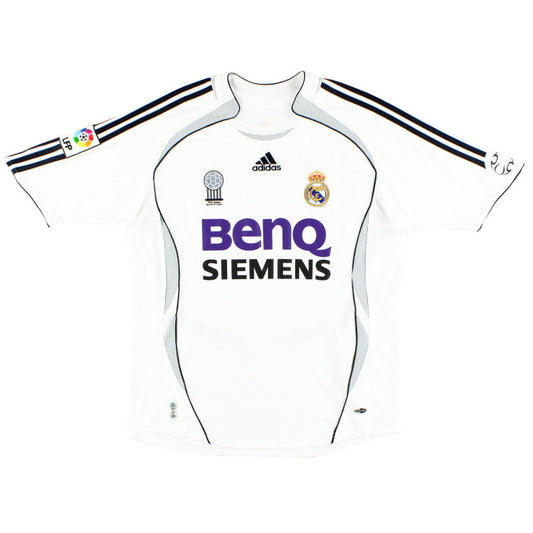 2006-07 Real Madrid adidas Home Shirt L