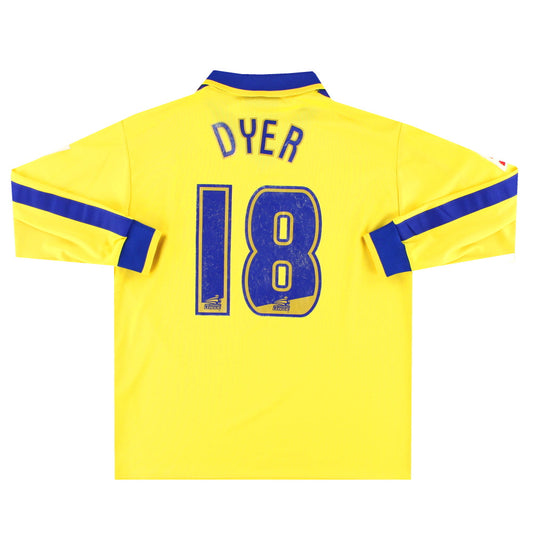 2006-07 Southampton Match Issue Third Shirt Dyer #18 L/S M