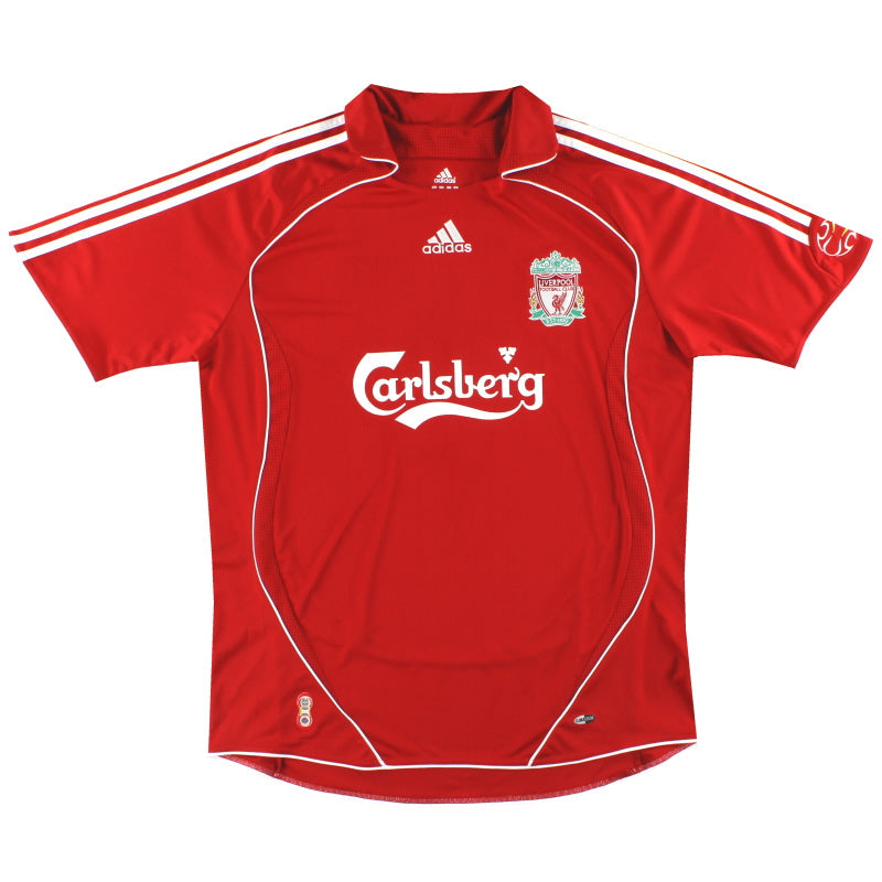 2006-08 Liverpool adidas Home Shirt M