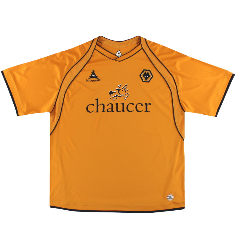 2006-08 Wolves Le Coq Sportif Home Shirt XL
