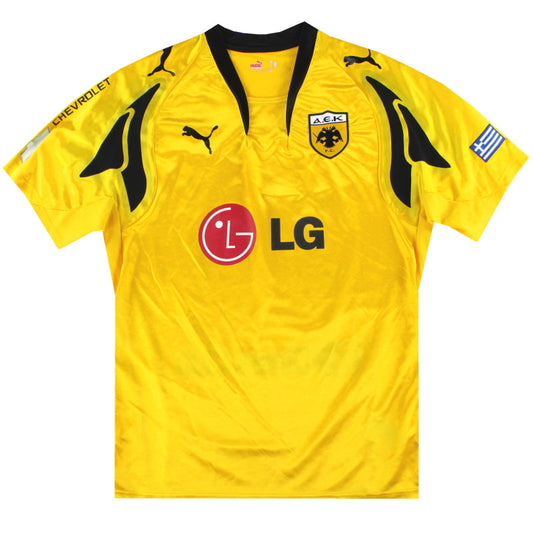 2007-08 AEK Athens Puma Home Shirt L