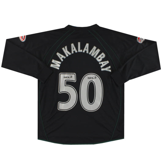 2007-08 Hibernian Player Issue Shirt Makalambay #50 XL