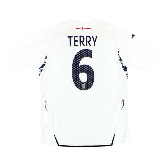 2007-09 England Umbro Home Shirt Terry #6 S