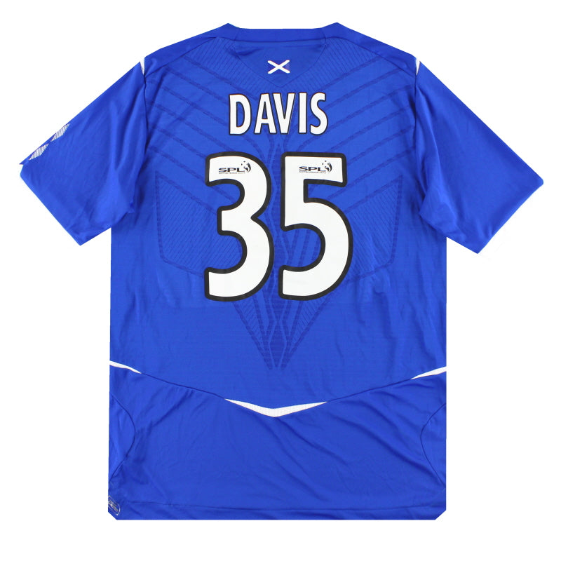 2008-09 Rangers Umbro Home Shirt Davis #35 *w/tags* L