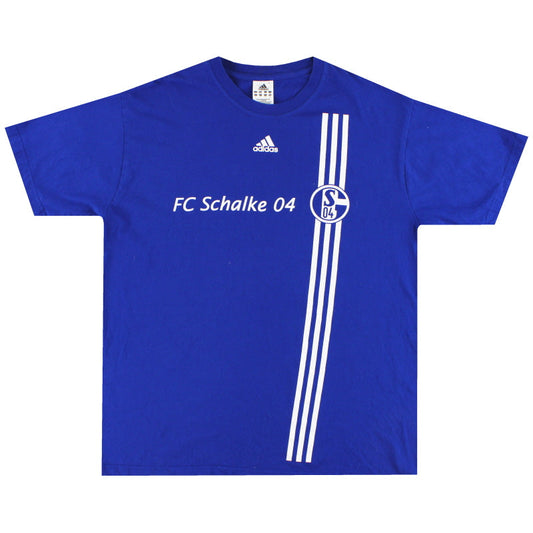 2008-10 Schalke adidas Leisure Tee XL