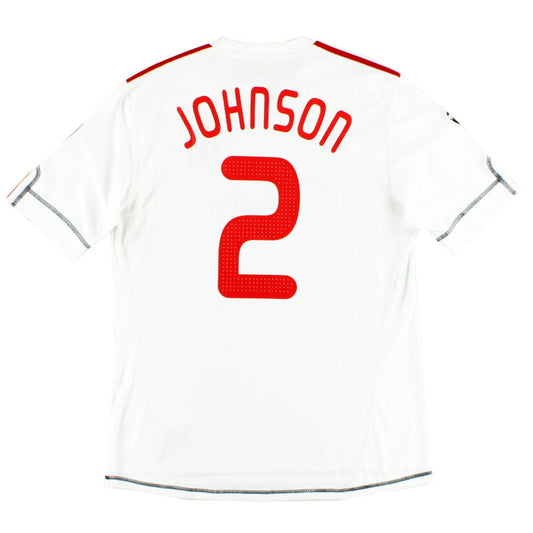 2009-10 Liverpool adidas CL Third Shirt Johnson #2 L