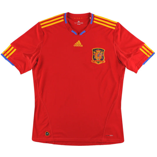 2009-10 Spain adidas Home Shirt L.Boys
