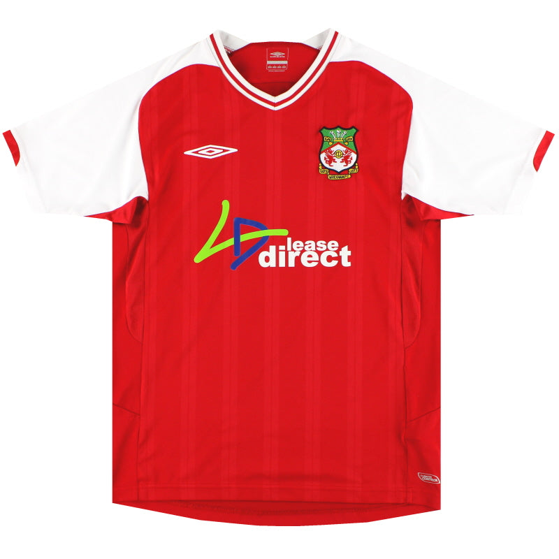 2009-10 Wrexham Umbro Home Shirt S