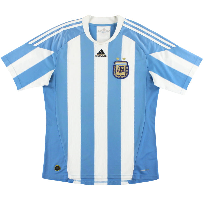 2010-11 Argentina adidas Home Shirt M