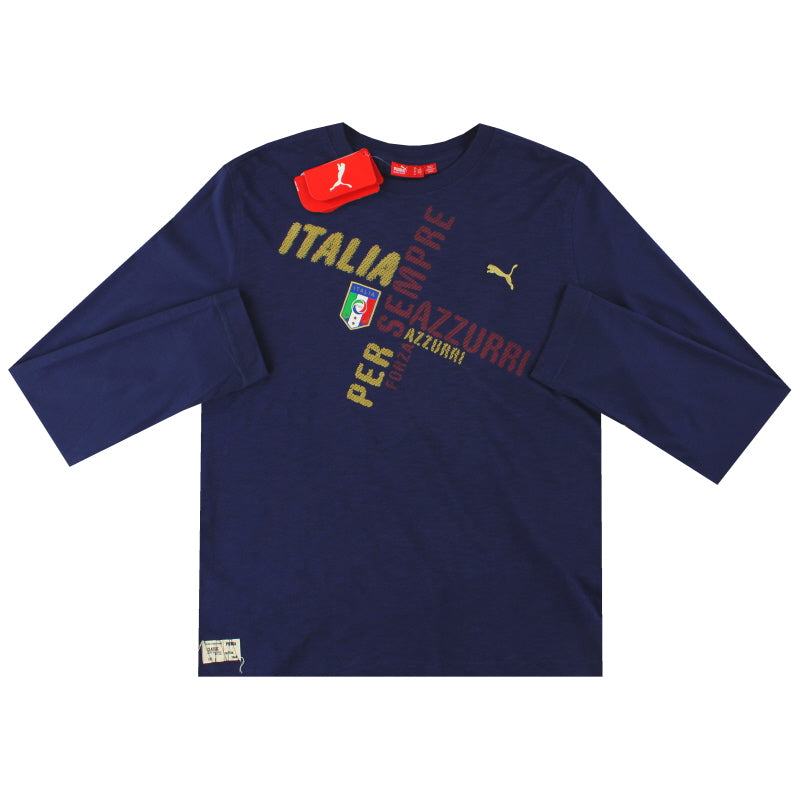 2010-11 Italy Puma Graphic Tee L/S *BNIB* L