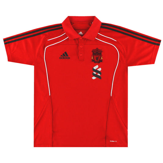 2010-11 Liverpool adidas Polo Shirt M