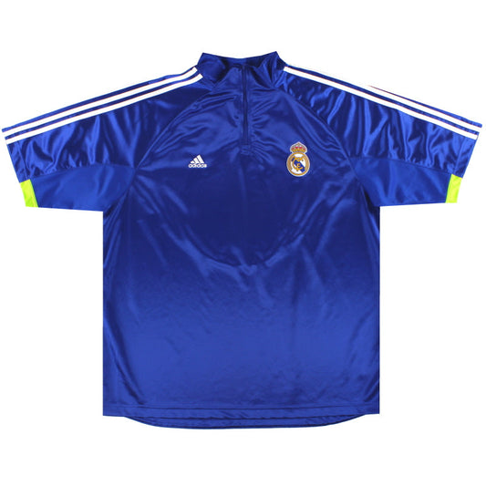 2010-11 Real Madrid adidas 1/4 Zip Training Shirt XXL