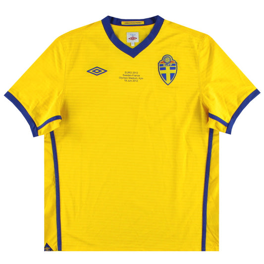 2010-11 Sweden Umbro 'Sweden-France' Home Shirt *Mint* XL