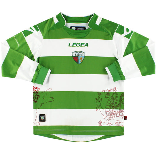 2010-11 The New Saints Legea Home Shirt L/S S