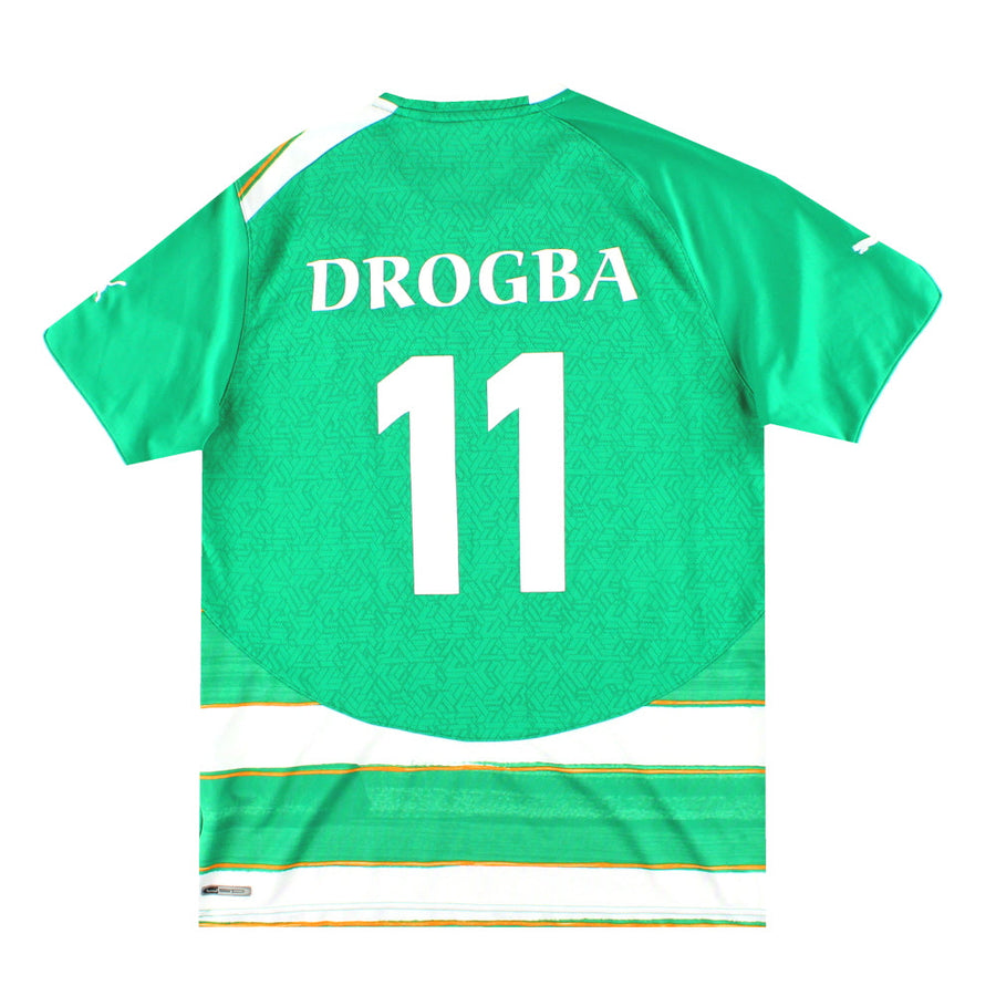 2010-11 Ivory Coast Puma Away Shirt Drogba #11 L