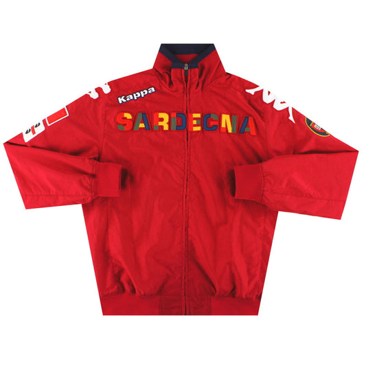 2011-12 Cagliari Kappa Track Jacket L