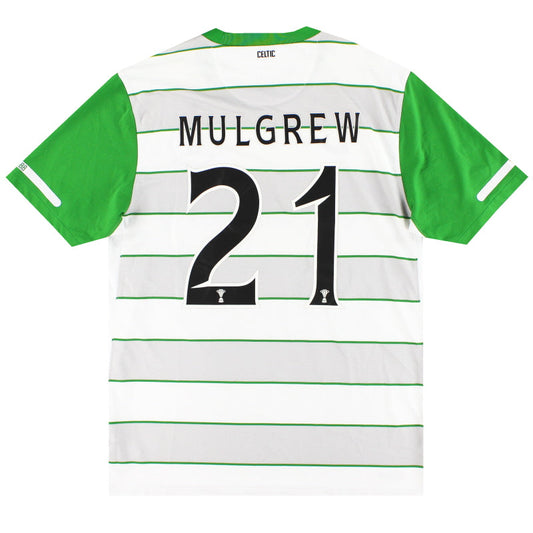 2011-12 Celtic Nike Away Shirt Mulgrew #21 M