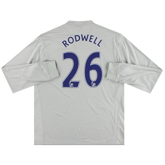 2011-12 Everton Le Coq Sportif Third Shirt Rodwell #26 L/S XL