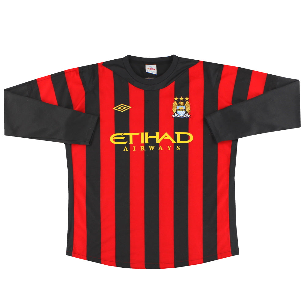 2011-12 Manchester City Umbro Away Shirt L/S XL