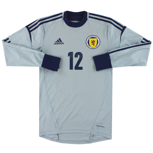 2011-13 Scotland adidas Player Issue Goalkeeper Shirt *As New* M