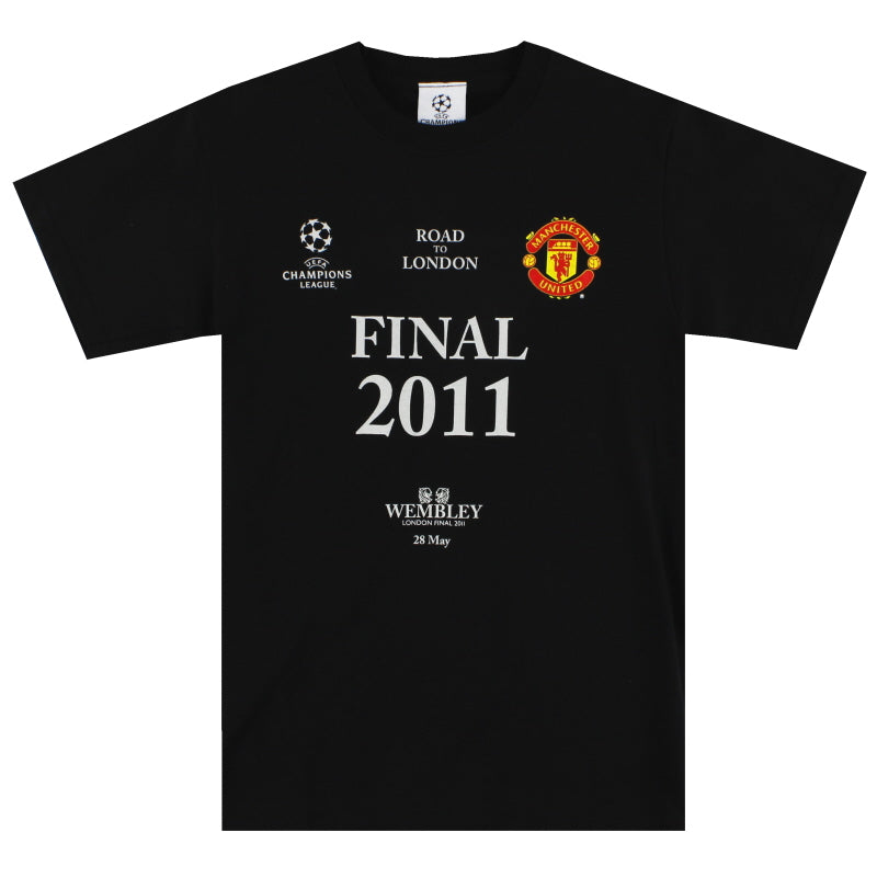 2011 Manchester United Champions League Graphic Tee S