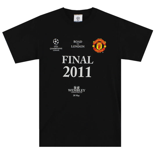 2011 Manchester United Champions League Graphic Tee S