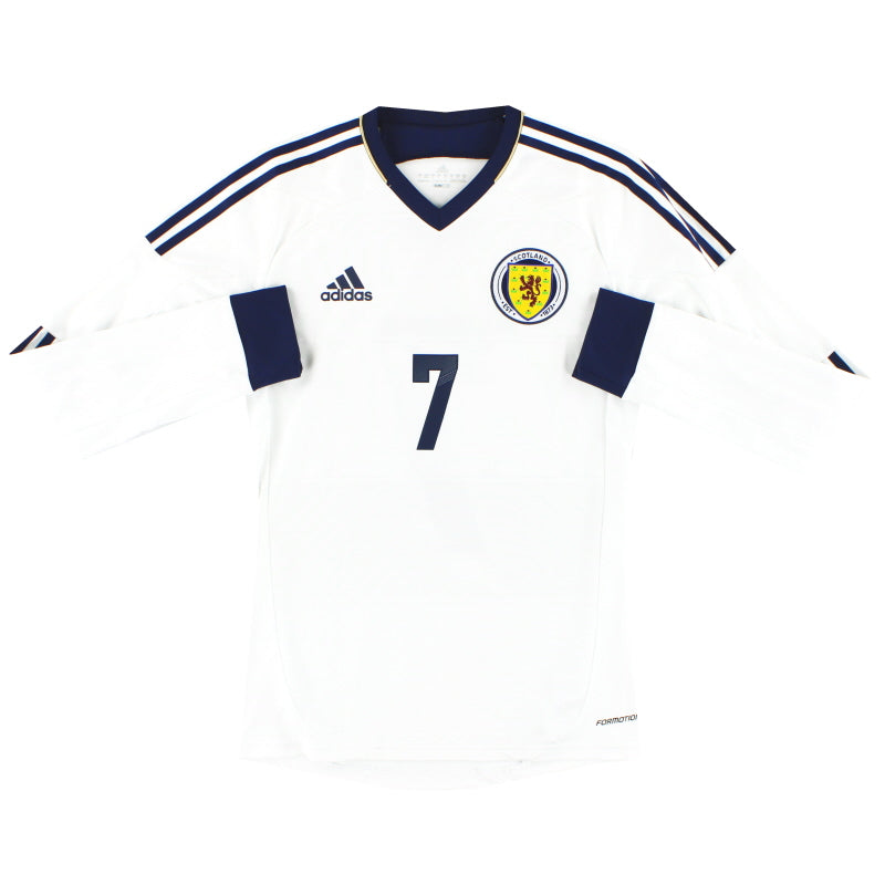 2012-14 Scotland adidas Formotion Player Issue Away Shirt L/S *As New*