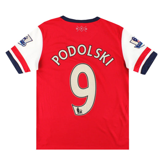 2012-14 Arsenal Nike Home Shirt Podolski #9 XL.Boys