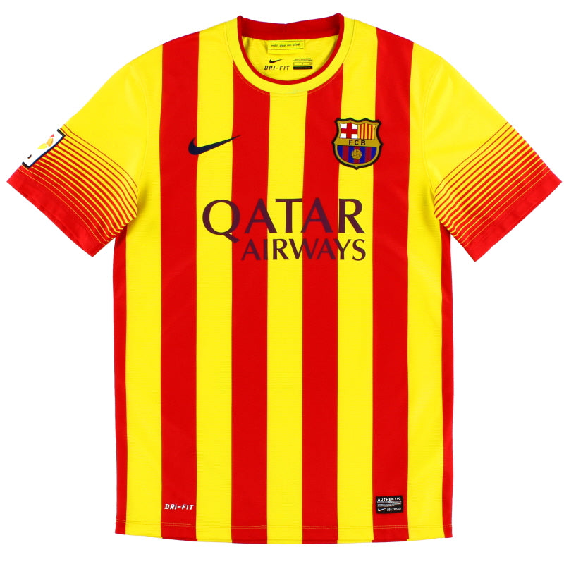 2013-14 Barcelona Nike Away Shirt L.Boys